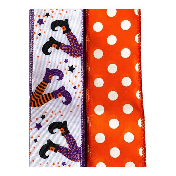 Halloween Wreath Making Bundle – Witch Moon Sign & Ribbon Set | Witch Wreath Kit - Picture 6 of 6